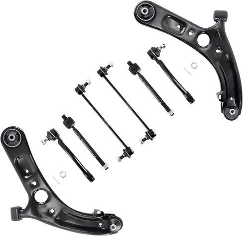 Front Lower Control Arm Kit Compatible for Hyundai Elantra Veloster 1.6L 1.8L 2.0L 2011-2017 Left and Right 8pcs in Saudi Arabia