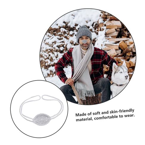 POPETPOP Warm Nose Cover Cozy Crochet Mitten for Cold Weather Skiing Nose Guard Soft Protection for Outdoor Activities in Saudi Arabia
