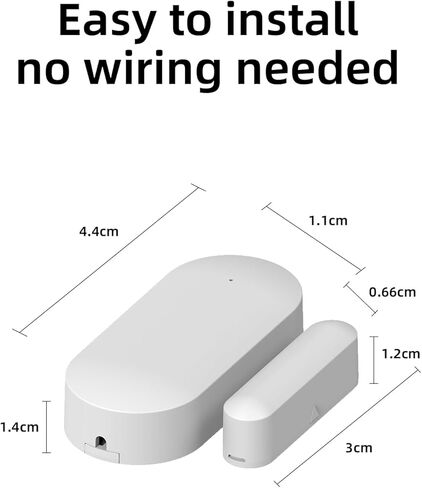 نظام إنذار لاسلكي WiFi وGSM لأمن المنزل، طقم إنذار ضد السرقة DIY مع جهاز تحكم عن بعد APP، كاشف الحركة، مستشعر الباب والنافذة، صفارة الإنذار، متوافق مع Alexa وGoogle Assistant in Kuwait