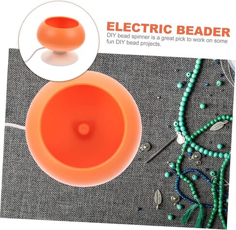 Operitacx Electric Bead Spinner Kit Beading Bowl and Needle DIY Beads Crafting Tool for Jewelry Making USB Powered for Craft Enthusiasts in Saudi Arabia