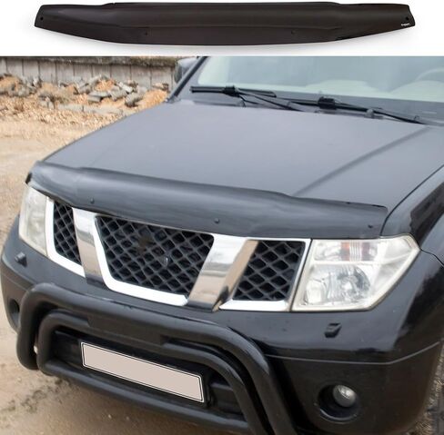 لنيسان باثفندر 2005 2006 2007 2008 2009 2010 2011 2012 غطاء محرك السيارة معدات الحماية الجبهة علة درع هود منحرف هود حجر هود الدروع البيانو الأسود in Kuwait