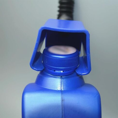 Flexible Plastic Gas Funnel with Hose, Portable Oil Filling Tool for Cars and Motorcycles, Snap-On Adjustable Spout, Multi-Purpose Use, Red in Saudi Arabia