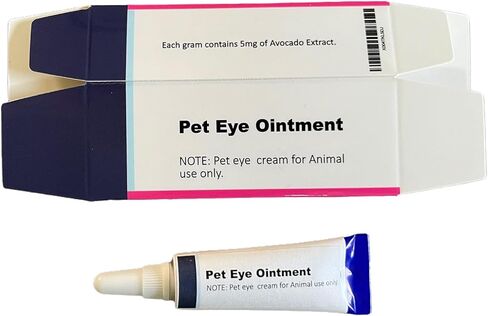 كريم عين الحيوانات الأليفة، كريم عين أنبوبي صحي ممتاز مناسب للكلاب والقطط والماشية والحصان والأغنام والسنجاب والطيور مناسب لجميع الحيوانات الأليفة (3.5 جم/1 لكل أنبوب) عبوة واحدة in Kuwait