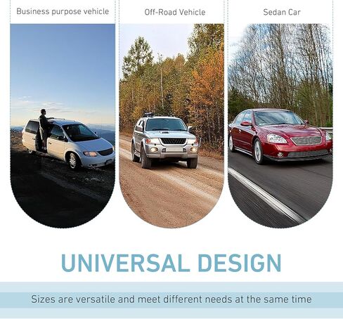 Car Snow Cover, Foldable Thickened Windproof, Rainproof and Snowproof Windshield Cover, Suitable for All Seasons Half Car Covers, Universal for Cars Suvs (Silver #2) in Kuwait