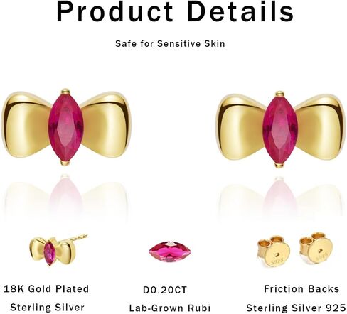 الحب والبرسيم 0.5ct / 5mm مويسانيتي وأقراط للنساء 14K الذهب الأبيض مطلي S925 فضة هدايا للنساء in Kuwait