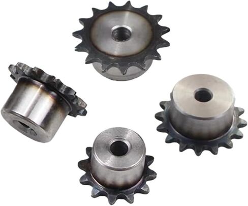 04C Chain Sprocket 9/10/11/12/13/14~24 Teeth Pitch 6.35mm 45# Steel 1Pcs(22 Teeth) in Saudi Arabia
