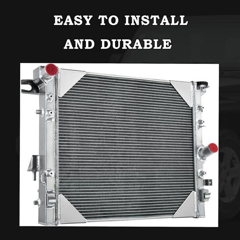 Aluminum Radiator Replacement for 2007-2018 Jeep Wrangler JK JKU 3.6L 3.8L,2007-2018 Unlimited Sahara Unlimited Rubicon Jeep Replacement Engine Radiators in Saudi Arabia