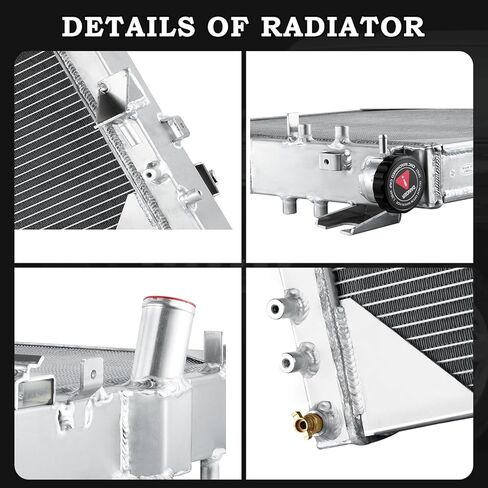 Aluminum Radiator Replacement for 2007-2018 Jeep Wrangler JK JKU 3.6L 3.8L,2007-2018 Unlimited Sahara Unlimited Rubicon Jeep Replacement Engine Radiators in Saudi Arabia