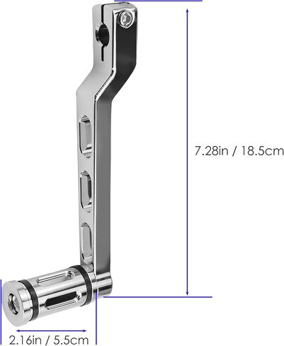 Heel Toe Shift Leve. Shift Pegs for Harley FL Softail1986-later, Touring Road King Street Glide1988-later, Tri Glide Trikes 2008-later，CNC Shifter Lever (Black) in Saudi Arabia