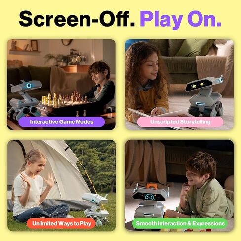 AI Robot Companion, Smart Robot Friend Powered by ChatGPT, Customized Personality, Real-Time Interactive Kids Toys, Emotion-Aware, Recognize Vision Voice Scene, Interruptible Talk, Long Memory in Saudi Arabia