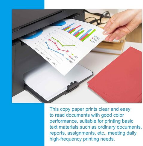 MECCANIXITY 100 Sheets Colored Copy Paper 8 1/2 Inch Printer Paper 22lb/80gsm Light Purple for Office Printing, Document Copying, Invitations, Forms, Art Projects in Saudi Arabia