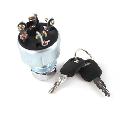 Lgnition Switch with 2 Keys 9G-7641 9G7641,Compatible with Caterpillar 219D E320C E303 E304 E305 20G 120H 120H ES 120H NA 12G 12H 12H ES in Saudi Arabia