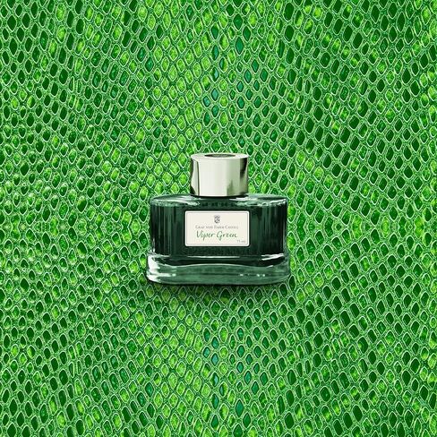 Graf von Faber-Castell 141017 Faber-Castell Bottle Ink, Guilloche, Earl Collection, Viper Green, 2.5 fl oz (75 ml) in Saudi Arabia