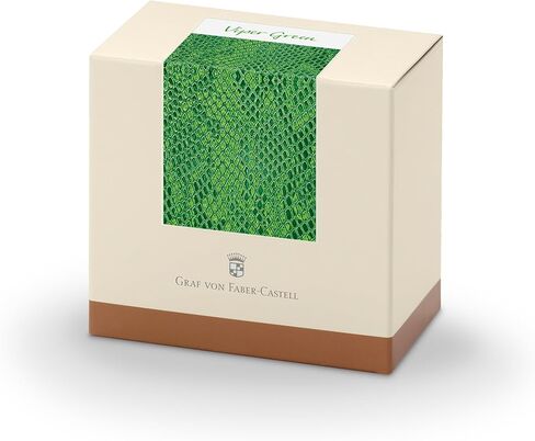 Graf von Faber-Castell 141017 Faber-Castell Bottle Ink, Guilloche, Earl Collection, Viper Green, 2.5 fl oz (75 ml) in Saudi Arabia