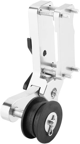 Aramox Adjuster Chain Tensioner, Universal Motorcycle Adjuster Chain Tensioner Roller CNC Aluminium Alloy Tool (Silver) in Saudi Arabia