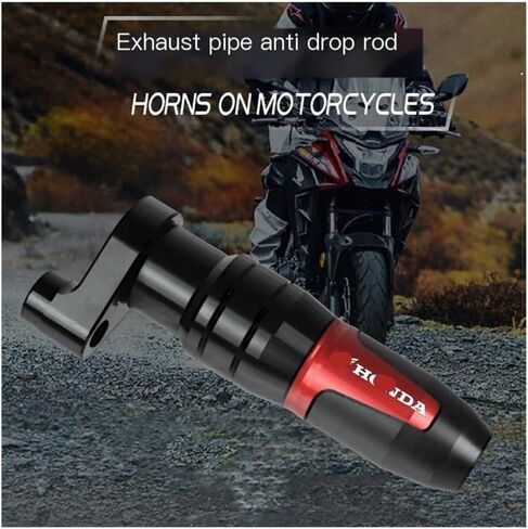 ملحقات الدراجات النارية متوافقة مع CB400X/F CM500/300 CB500X ماسورة العادم المضادة للسقوط قضيب حماية الملحقات (نموذج أحمر جديد) in Kuwait