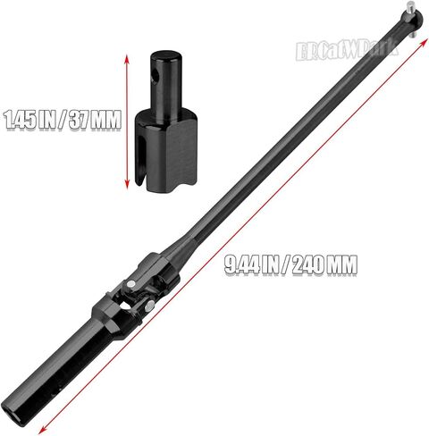 RC Drive Shaft Axles & Diff Outdrive Upgrades Part for 1/5 KRATON 8S BLX/Outcast 8S BLX,4PCS Front Rear CVD Driveshaft w/Wheel Hex Nuts Hop Ups,Black & Titanium in Saudi Arabia