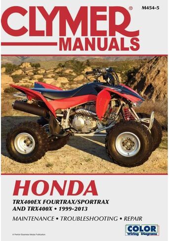 Rareelectrical New Service Manual Compatible With Honda Trx-Ex 400 Hp 1999-2009,2012-2013 By M454-5 in Saudi Arabia
