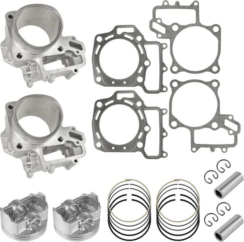 Caltric Front Rear Cylinder Piston Ring Compatible with Kawasaki Teryx 750 KRF750 4X4 2012 2013 / Brute Force 750 KVF750 2012-2014 85mm in Saudi Arabia