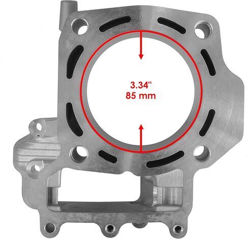 Caltric Front Rear Cylinder Piston Ring Compatible with Kawasaki Teryx 750 KRF750 4X4 2012 2013 / Brute Force 750 KVF750 2012-2014 85mm in Saudi Arabia
