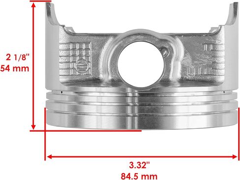 Caltric Front Rear Cylinder Piston Ring Compatible with Kawasaki Teryx 750 KRF750 4X4 2012 2013 / Brute Force 750 KVF750 2012-2014 85mm in Saudi Arabia