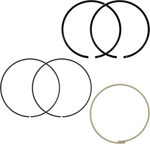 Caltric Front Rear Cylinder Piston Ring Compatible with Kawasaki Brute Force 750 KVF750 4X4i 2012-2021 in Saudi Arabia