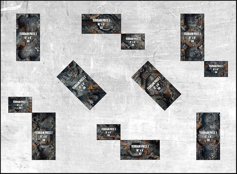 سجادات التضاريس المصنوعة من النيوبرين لبطولة 40K - الفصل المعتمد لعام 2025 (خرق) in Kuwait