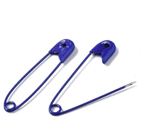 50pcs Mixed Colored Safety Pins Multicolor Sewing Pins for Clothes Costume Sewing Arts Crafts Jewelry Making,30~31x7x2.5mm in Saudi Arabia
