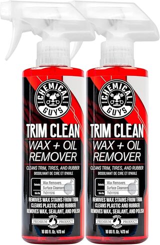 Chemical Guys Trim Clean Wax & Oil Remover 2 Pack (2 x 16 Fl. Oz.) - Removes Wax, Oil, and Residue from Trim and Plastic Surfaces (TVD1151602) in Saudi Arabia