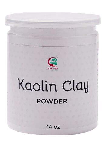 Kaolin Clay Powder (14 oz) – 100% Natural White Clay Powder for Soap Making, White Clay Mask & Bath Bombs | By Yogi's Gift® in Saudi Arabia