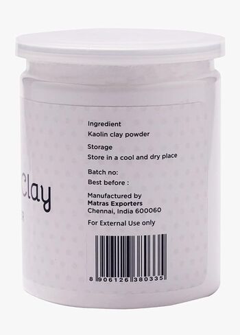 Kaolin Clay Powder (14 oz) – 100% Natural White Clay Powder for Soap Making, White Clay Mask & Bath Bombs | By Yogi's Gift® in Saudi Arabia