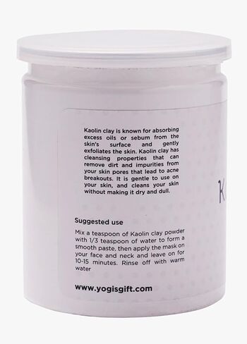 Kaolin Clay Powder (14 oz) – 100% Natural White Clay Powder for Soap Making, White Clay Mask & Bath Bombs | By Yogi's Gift® in Saudi Arabia