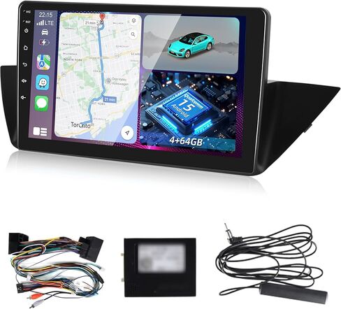 راديو سيارة Android 13 لسيارة BMW X1 E84 2009-2015 - [2+64G] شاشة لمس عالية الدقة 10.1 بوصة EQ BMW Audio - تشغيل لاسلكي وAndroid Auto، وصلة مرآة، نظام تحديد المواقع العالمي، واي فاي، بلوتوث، SWC + كاميرا احتياطية AHD + Canbus in Saudi Arabia