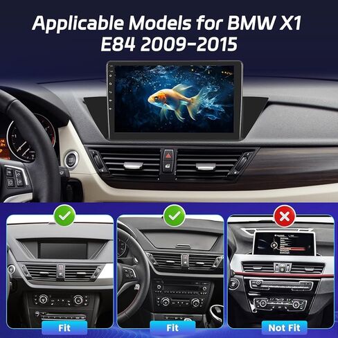 راديو سيارة Android 13 لسيارة BMW X1 E84 2009-2015 - [2+64G] شاشة لمس عالية الدقة 10.1 بوصة EQ BMW Audio - تشغيل لاسلكي وAndroid Auto، وصلة مرآة، نظام تحديد المواقع العالمي، واي فاي، بلوتوث، SWC + كاميرا احتياطية AHD + Canbus in Saudi Arabia