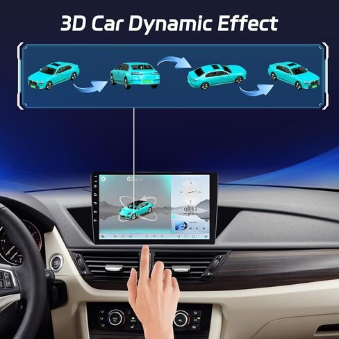 راديو سيارة Android 13 لسيارة BMW X1 E84 2009-2015 - [2+64G] شاشة لمس عالية الدقة 10.1 بوصة EQ BMW Audio - تشغيل لاسلكي وAndroid Auto، وصلة مرآة، نظام تحديد المواقع العالمي، واي فاي، بلوتوث، SWC + كاميرا احتياطية AHD + Canbus in Saudi Arabia