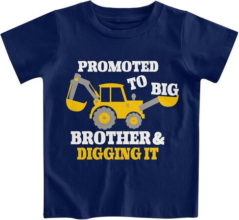 قميص Funnycokid Big Brother للأطفال الصغار تي شيرت Big Bro إعلان ملابس قصيرة الأكمام in Saudi Arabia