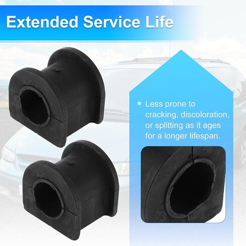 No.K3171/52001996/52003232 Front Left Front Right Stabilizer Sway Bar Bushing Kit for Dodge Dakota 1991-1996 Rubber Suspension Kit Black 2 Pcs in Saudi Arabia