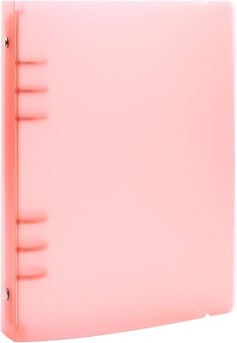 CYFUN DESIGN A5 6 Ring Binder Coveder مع زر الإغلاق المفاجئ، غطاء كتاب تخزين لصفحات مخطط 6 فتحات، إعادة ملء غلاف كتاب تخزين القالب in Saudi Arabia