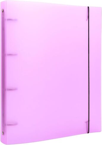 CYFUN DESIGN A5 6 Ring Binder Coveder مع زر الإغلاق المفاجئ، غطاء كتاب تخزين لصفحات مخطط 6 فتحات، إعادة ملء غلاف كتاب تخزين القالب in Saudi Arabia