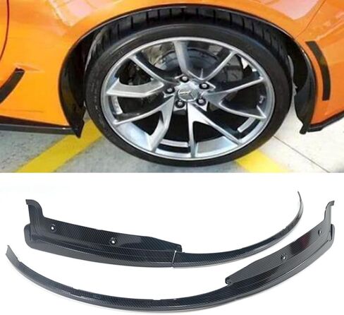 Rear Wheel Trim for Chevrolet Corvette C7 Grand Sport/Z06/ZR1 2014-2019 XL Extended Style Rear Side Fender Flare Extension Mud Guard Pair Glossy Black in Saudi Arabia