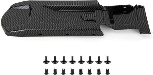 PSLER Rear Mudguards Inner Plate - Extended Back Mudguard, Compatible with Light Bee X/S Segway X160/X260 Dirt Bike, PP Plastic Durable Electric Dirt Bike Mud Guard Accessory, Matte Black in Saudi Arabia