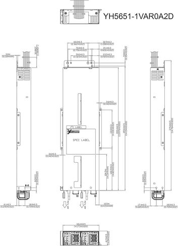 1U 650W 1+1 مصدر طاقة زائد 3Y YH5651 YH8651 in Kuwait