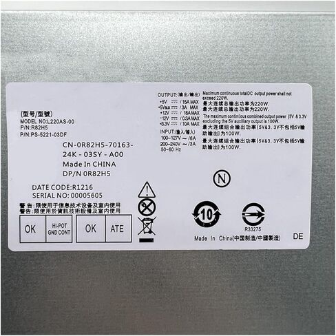 مصدر طاقة 220 واط 3647 660S 270S D06S L220AS-00 H220AS-00 in Kuwait