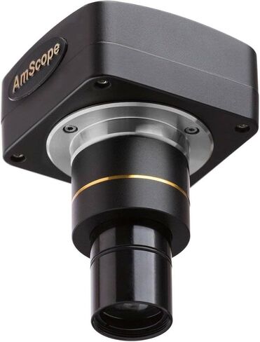 AmScope MU500-CK 5.0 MP USB Microscope Camera with Software and Calibration Kit, Compatible with Windows XP/Vista/7/8/10 and Mac OSX in Saudi Arabia