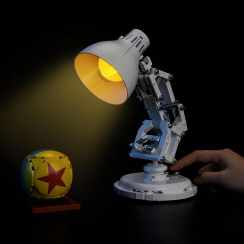 إضاءة LED متوافقة مع مصباح Lego Pixar Luxo Jr. 21357، مجموعة إضاءة متوافقة مع Lego Disney 21357 مع مفتاح تعتيم يعمل باللمس، غير متضمنة مجموعة النماذج فقط الأضواء in Saudi Arabia