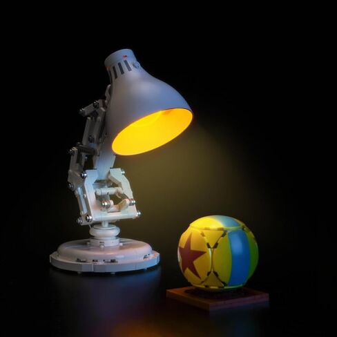 إضاءة LED متوافقة مع مصباح Lego Pixar Luxo Jr. 21357، مجموعة إضاءة متوافقة مع Lego Disney 21357 مع مفتاح تعتيم يعمل باللمس، غير متضمنة مجموعة النماذج فقط الأضواء in Saudi Arabia