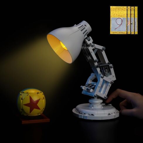 إضاءة LED متوافقة مع مصباح Lego Pixar Luxo Jr. 21357، مجموعة إضاءة متوافقة مع Lego Disney 21357 مع مفتاح تعتيم يعمل باللمس، غير متضمنة مجموعة النماذج فقط الأضواء in Saudi Arabia