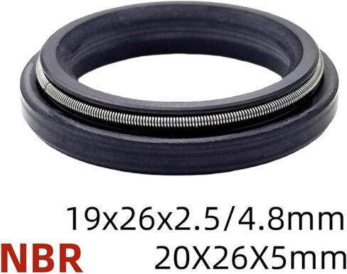 NBR مانع تسرب زيت العمود ID19-20mm مجموعة حشية دائرية (19x26x2.5-4.8mm) in Kuwait