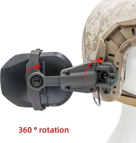 ARC Rail Adapter for Fast Series Helmets Compatible with Walker's Razor Earmuffs (Walkers Razor,Walkers Razor Digital) in Saudi Arabia