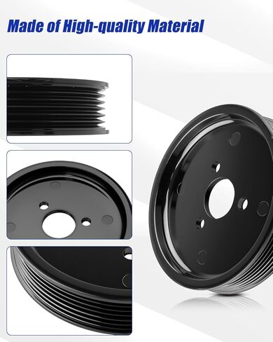 32421740858 بكرة مضخة التوجيه الكهربائية مناسبة لسيارات BMW 320i 323Ci 323i 325Ci 325xi 328Ci 328i 330Ci 330i 330xi 528i 530i X5 استبدال 300395 V201597 300-395 in Saudi Arabia